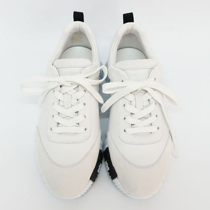 Hermes Ten Sneakers Bouncing 38.5 Calf Logo Shoes — view 3