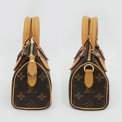 Louis Vuitton Monogram Nano Speedy Shoulder Hand 2-Way Brown — view 2