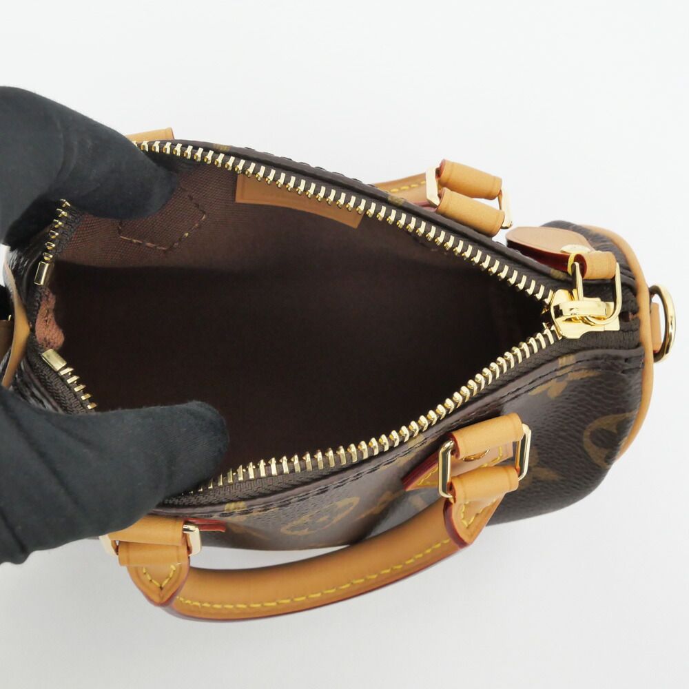 Louis Vuitton Monogram Nano Speedy Shoulder Hand 2-Way Brown — view 5