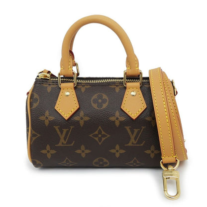 Louis Vuitton Monogram Nano Speedy Shoulder Hand 2-Way Brown