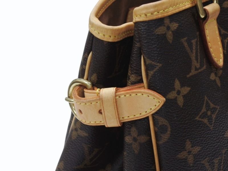 Louis Vuitton Patignol Handbag Monogram Canvas Brown — view 5