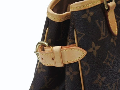 Louis Vuitton Patignol Handbag Monogram Canvas Brown — view 5