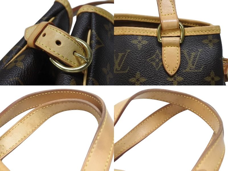 Louis Vuitton Patignol Handbag Monogram Canvas Brown — view 7