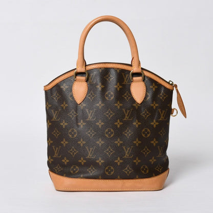 Louis Vuitton Monogram Lockit Handbag Vachetta Leather — view 2