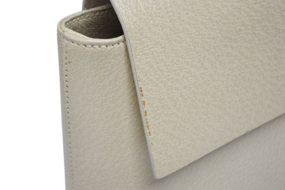 Gucci Bamboo Handbag Wood Handle Ivory Leather Suede Gold — view 5