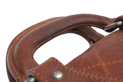 Chanel Handbag CC Logo Caviar Leather Brown Quilted — view 6