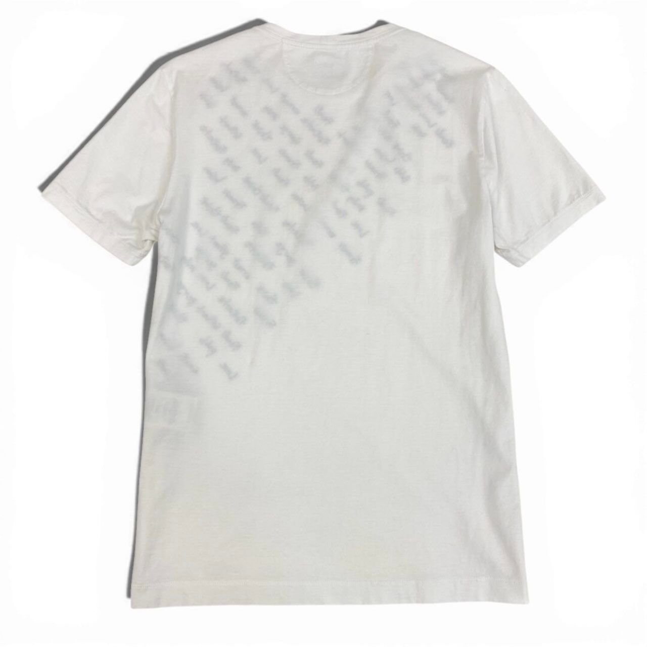 Fendi Crew Neck T-Shirt Embroidered Letter Embroidery White Cotton Short Sleeve — view 3