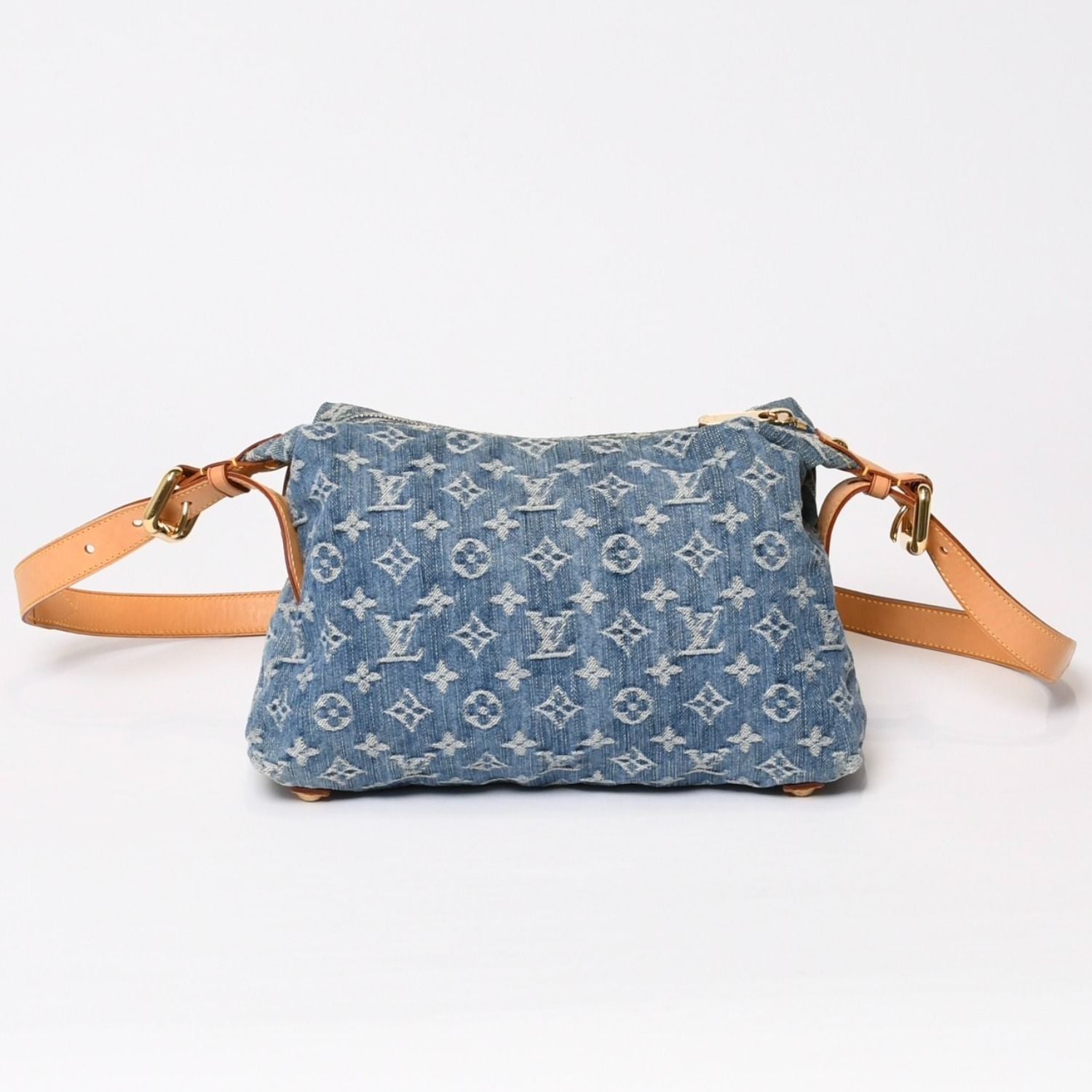 Louis Vuitton Monogram Denim Baggy PM Shoulder Bag Indigo Blue — view 2