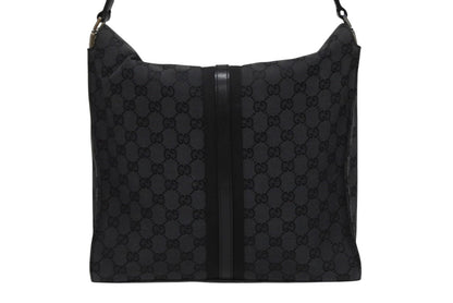 Gucci Tote Bag GG Canvas Black Metal — view 2