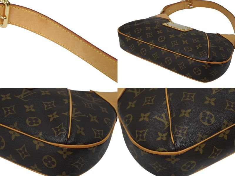Louis Vuitton Monogram Thames PM Handbag Brown Gold — view 6