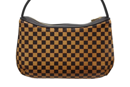 Louis Vuitton Damier Sauvage Tiger Handbag Calf Hair Leather Brown Gold — view 3