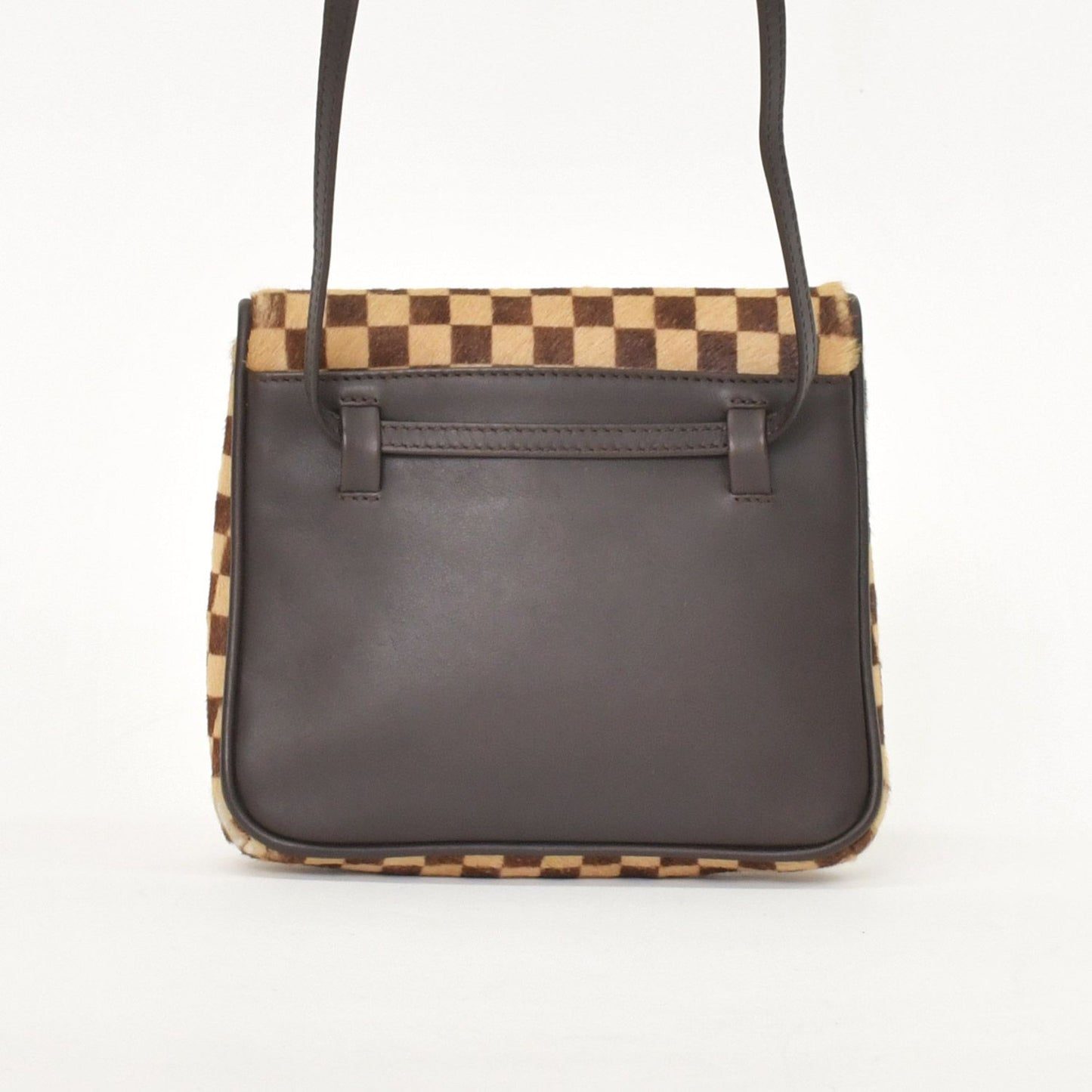Louis Vuitton Damier Sauvage Gazelle Cross Calf Hair Brown Crossbody — view 2