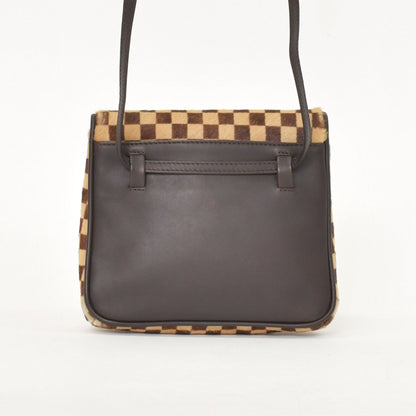 Louis Vuitton Damier Sauvage Gazelle Cross Calf Hair Brown Crossbody — view 2