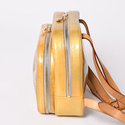 Louis Vuitton Murray Marley Backpack Monogram Vernis Yellow Brown — view 4