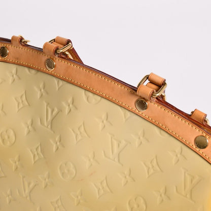 Louis Vuitton Blair MM Handbag 2-Way Monogram Vernis Yellow Brown — view 8