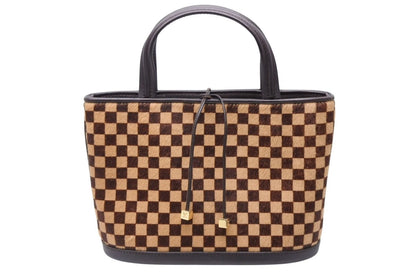 Louis Vuitton Damier Sauvage Impala Handbag Calf Hair Leather Gold