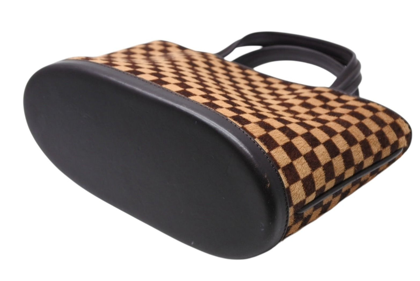 Louis Vuitton Damier Sauvage Impala Handbag Calf Hair Leather Gold — view 5