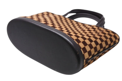 Louis Vuitton Damier Sauvage Impala Handbag Calf Hair Leather Gold — view 5