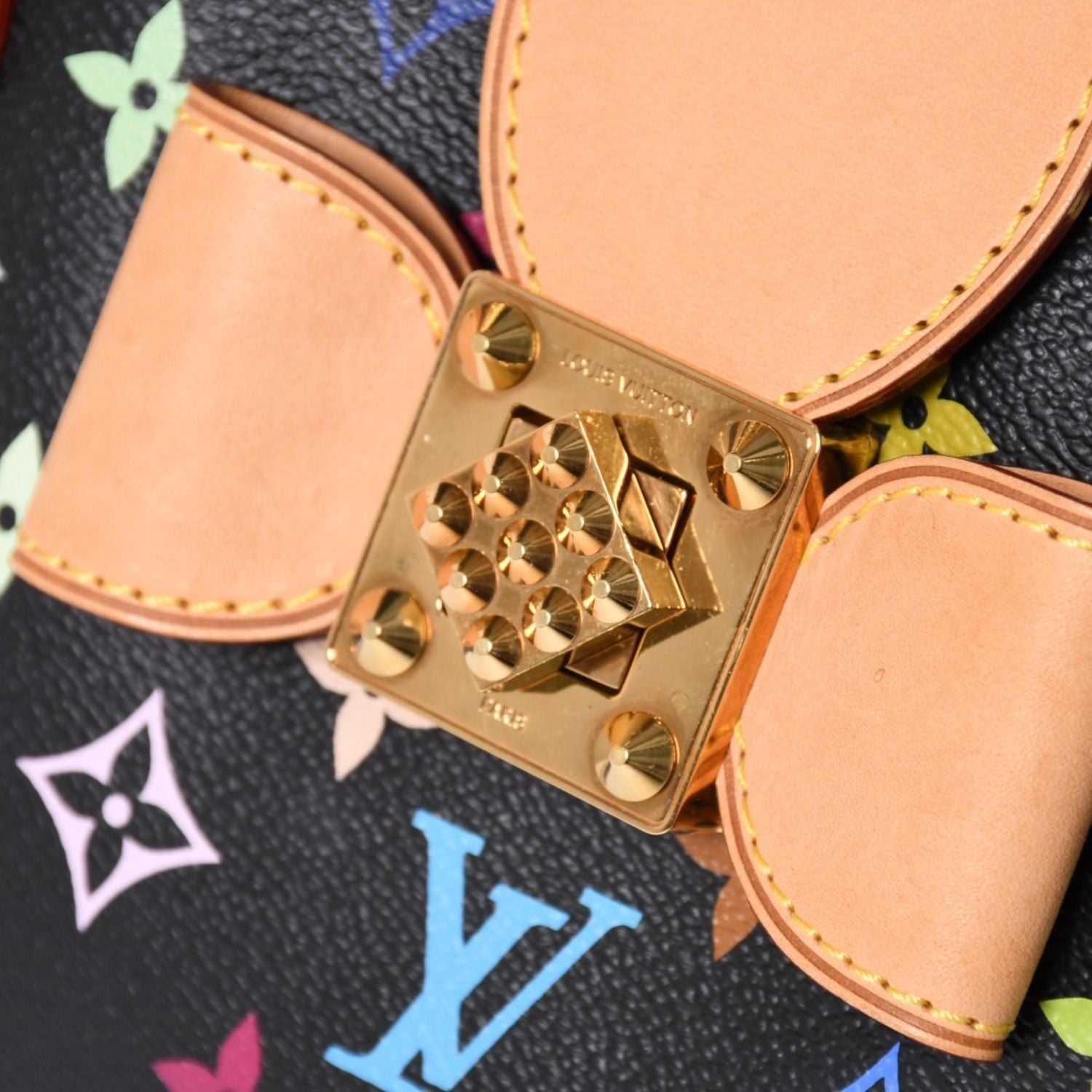 Louis Vuitton Takashi Murakami Monogram Multicolor Annie MM Shoulder Bag Noir — view 5