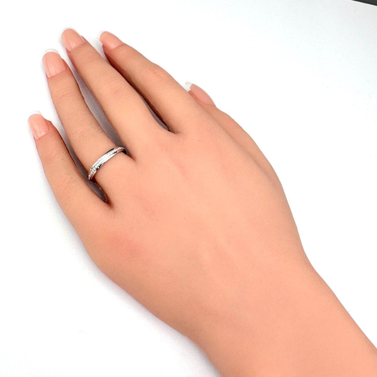 Tiffany & Co Metro Full Circle Ring Pave Diamond — view 4