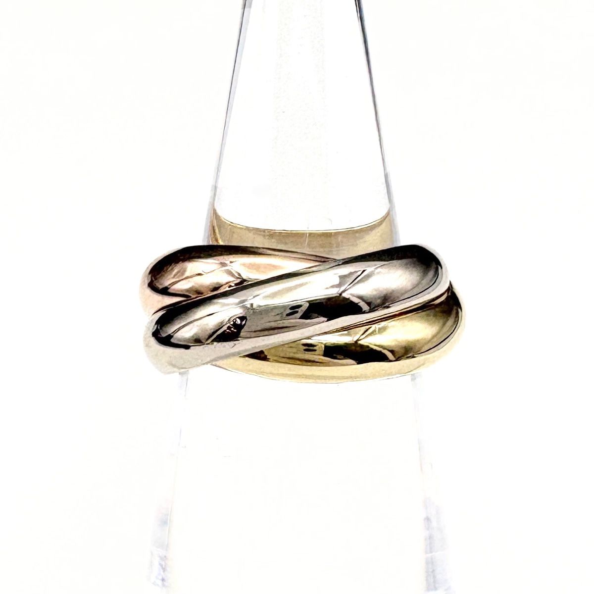 Cartier Trinity Ring YG Yellow Gold PG Pink WG White