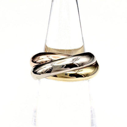 Cartier Trinity Ring YG Yellow Gold PG Pink WG White
