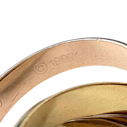 Cartier Trinity Ring YG Yellow Gold PG Pink WG White — view 5