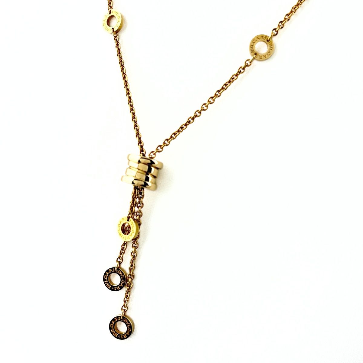 Bvlgari B-zero One Element Necklace YG Yellow Gold Pendant