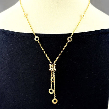 Bvlgari B-zero One Element Necklace YG Yellow Gold Pendant — view 3