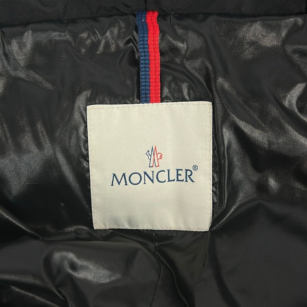 Moncler Down Coat 0 XS Phalangere Black Long Sleeve Fur Winter — view 3