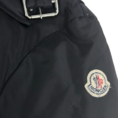 Moncler Down Coat 0 XS Phalangere Black Long Sleeve Fur Winter — view 6