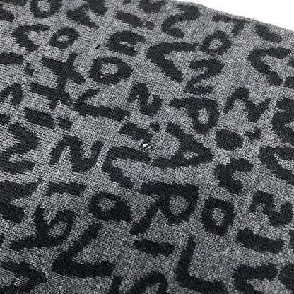 Louis Vuitton Scarf Echarpe Graffiti Brown Marine Wool — view 6