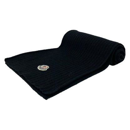 Moncler Scarf Black Wool