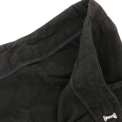 Max Mara Set Suit Jacket Pants Linen Single Easy 36 Black — view 9