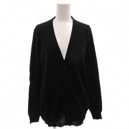 Gucci Cardigan Neck Wool L Black