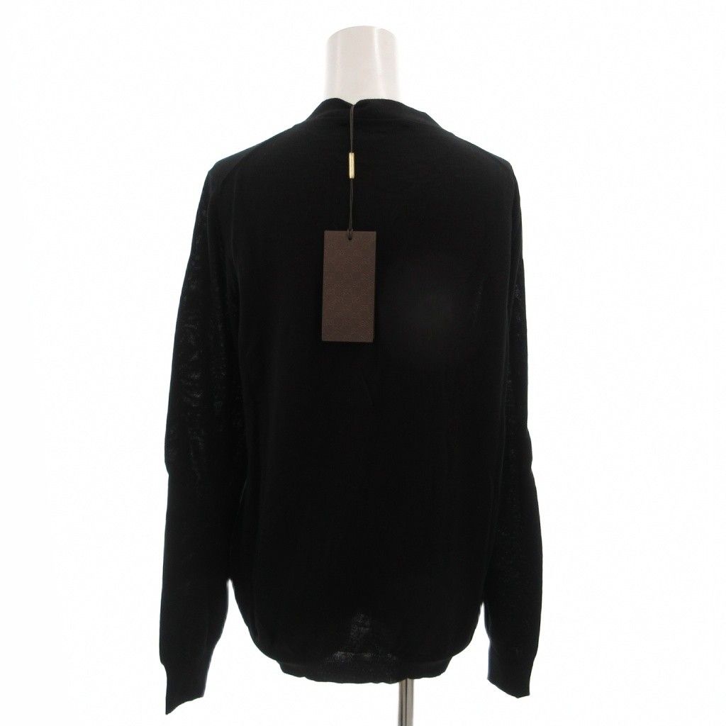 Gucci Cardigan Neck Wool L Black — view 2