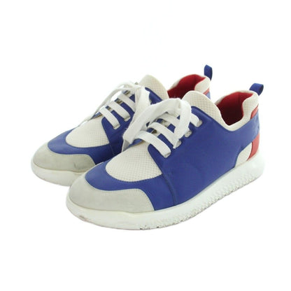 Hermes Vitesse Sneakers Logo Leather 41 Blue — view 2