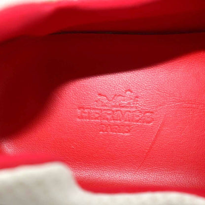 Hermes Vitesse Sneakers Logo Leather 41 Blue — view 7