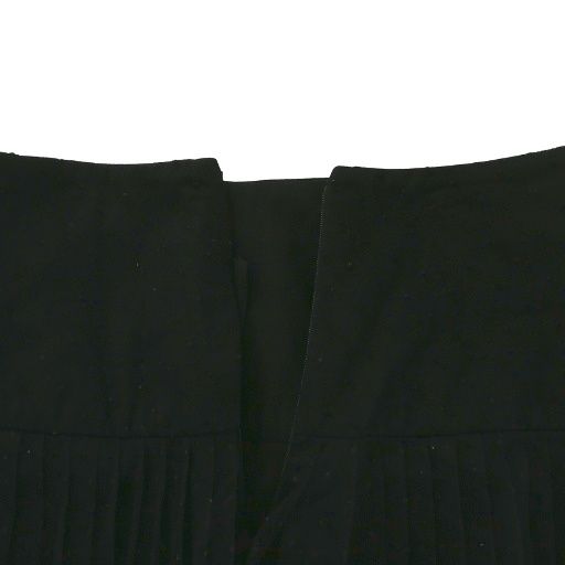 Dior Dot Pleated Plume Tulle Midi Skirt Long 38 S Black MW — view 4