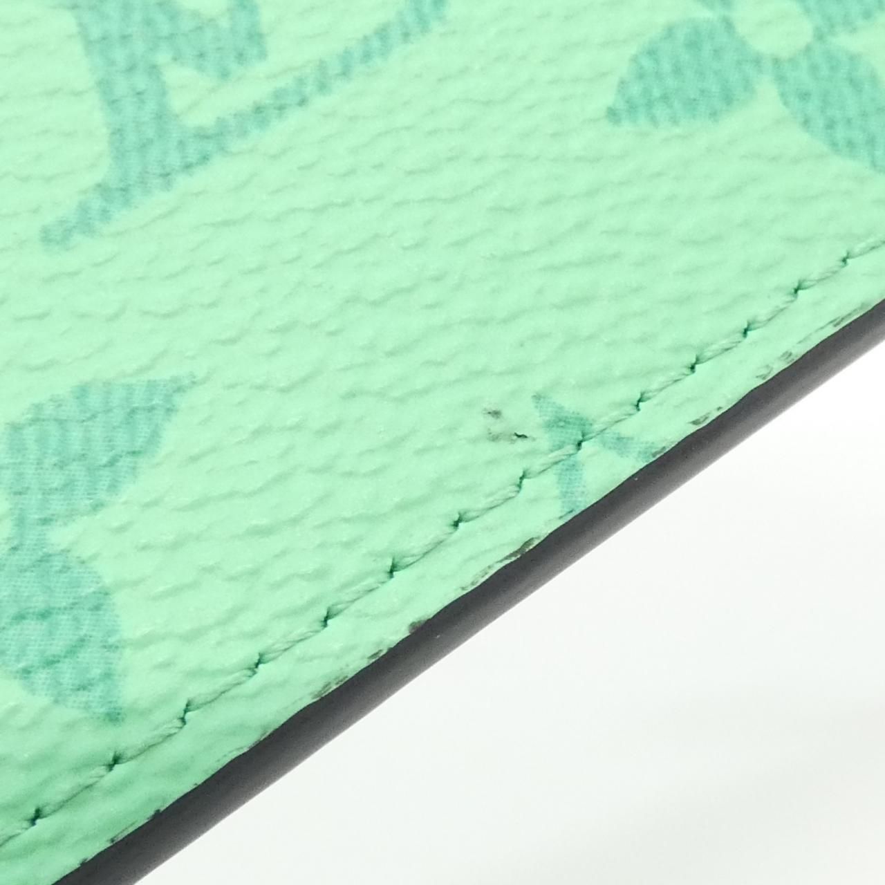 Louis Vuitton Taiga Llama Coin Card Holder Case — view 4