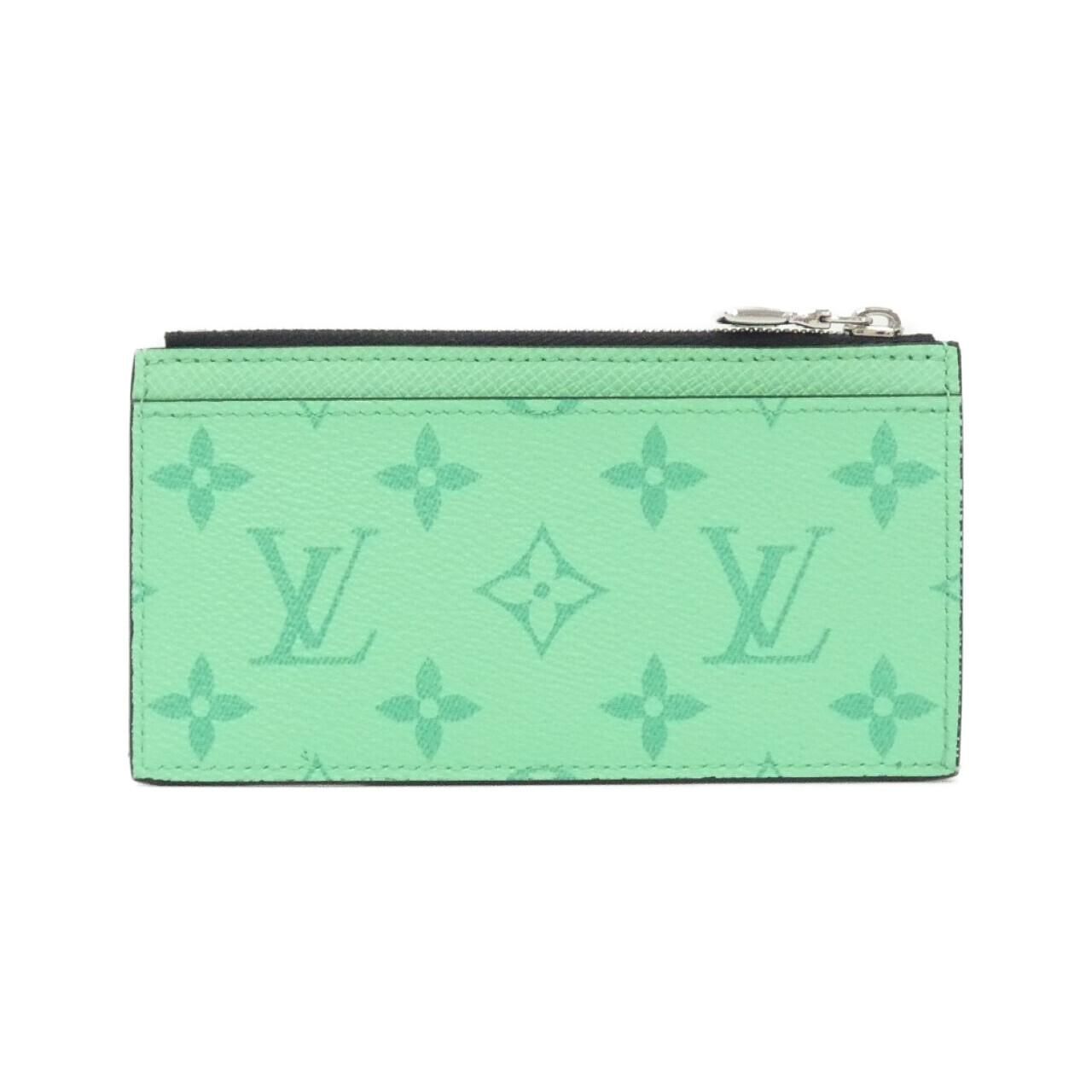 Louis Vuitton Taiga Llama Coin Card Holder Case — view 2