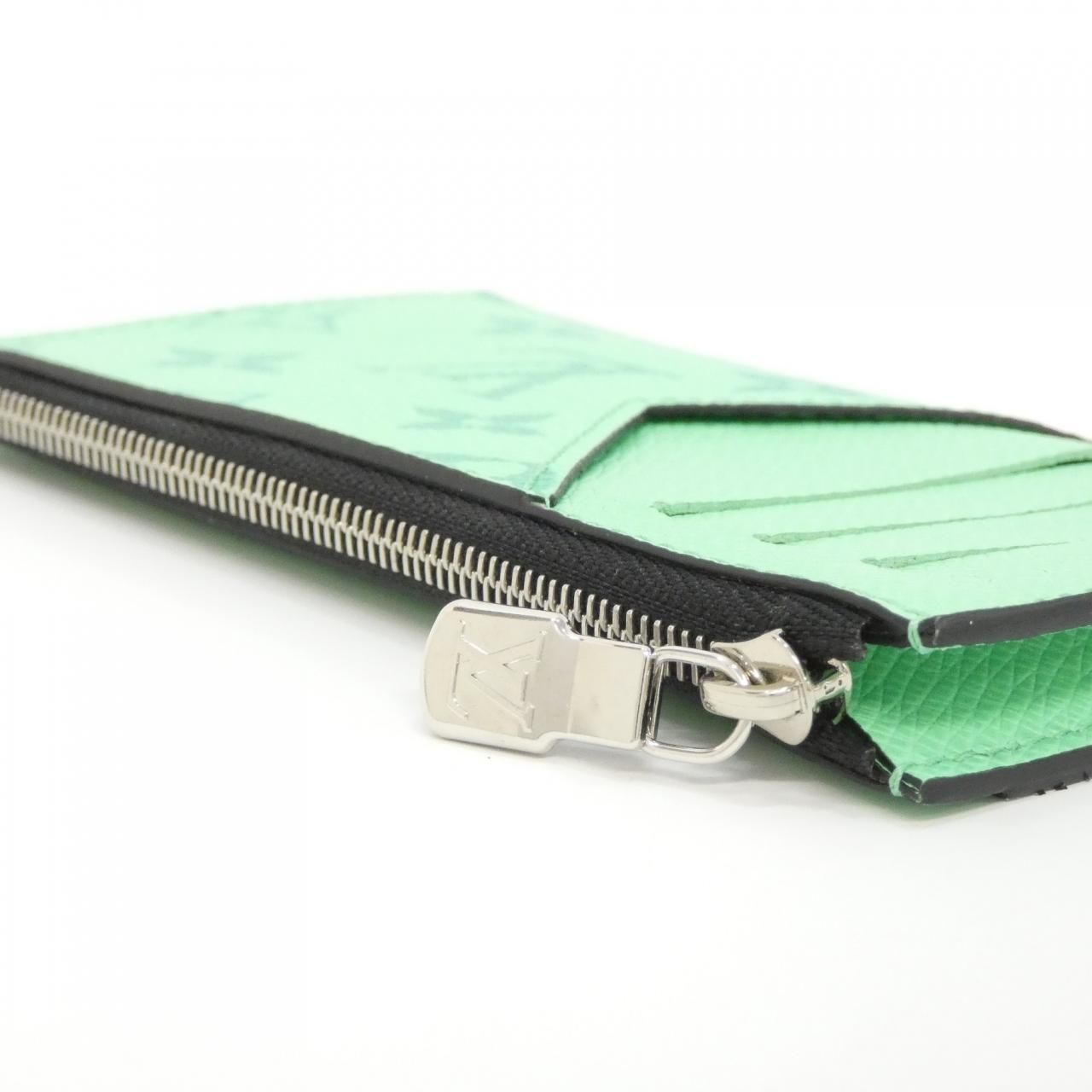 Louis Vuitton Taiga Llama Coin Card Holder Case — view 3
