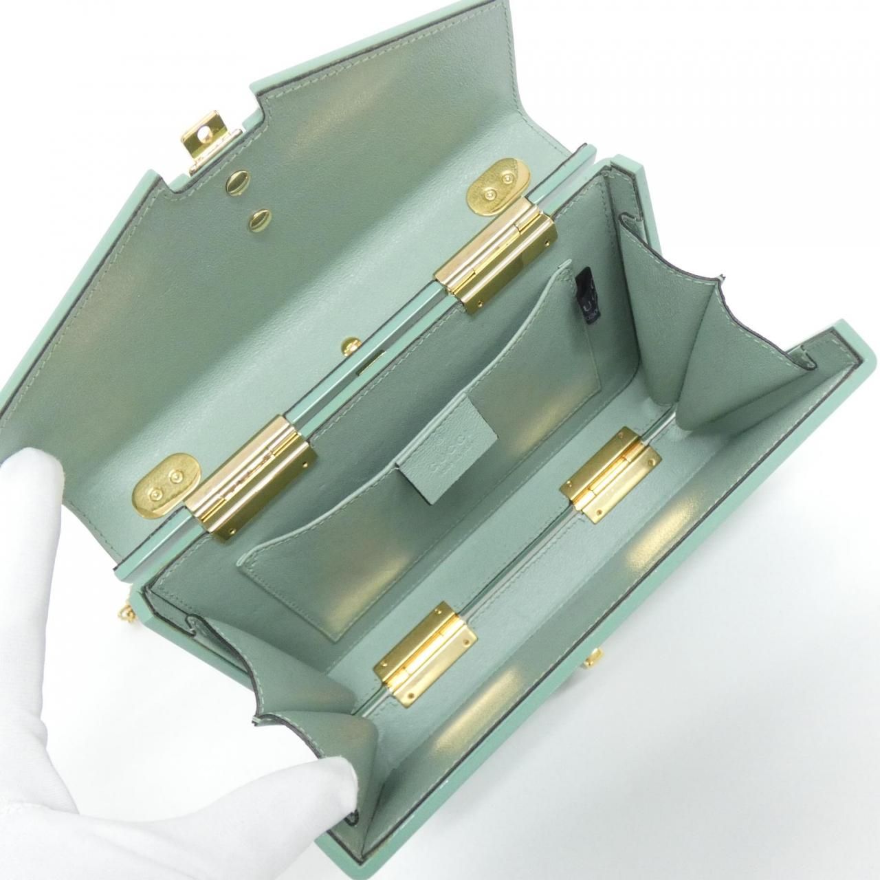 Gucci Sylvie Bag Handbag Green — view 9