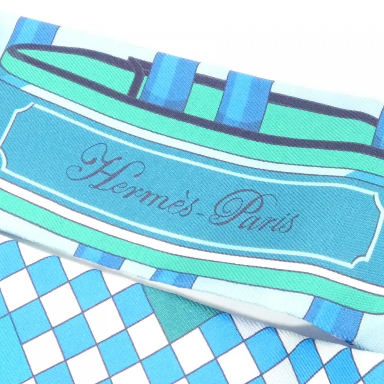 Hermes Colliers de Chiens Remix Twilly Scarf — view 3