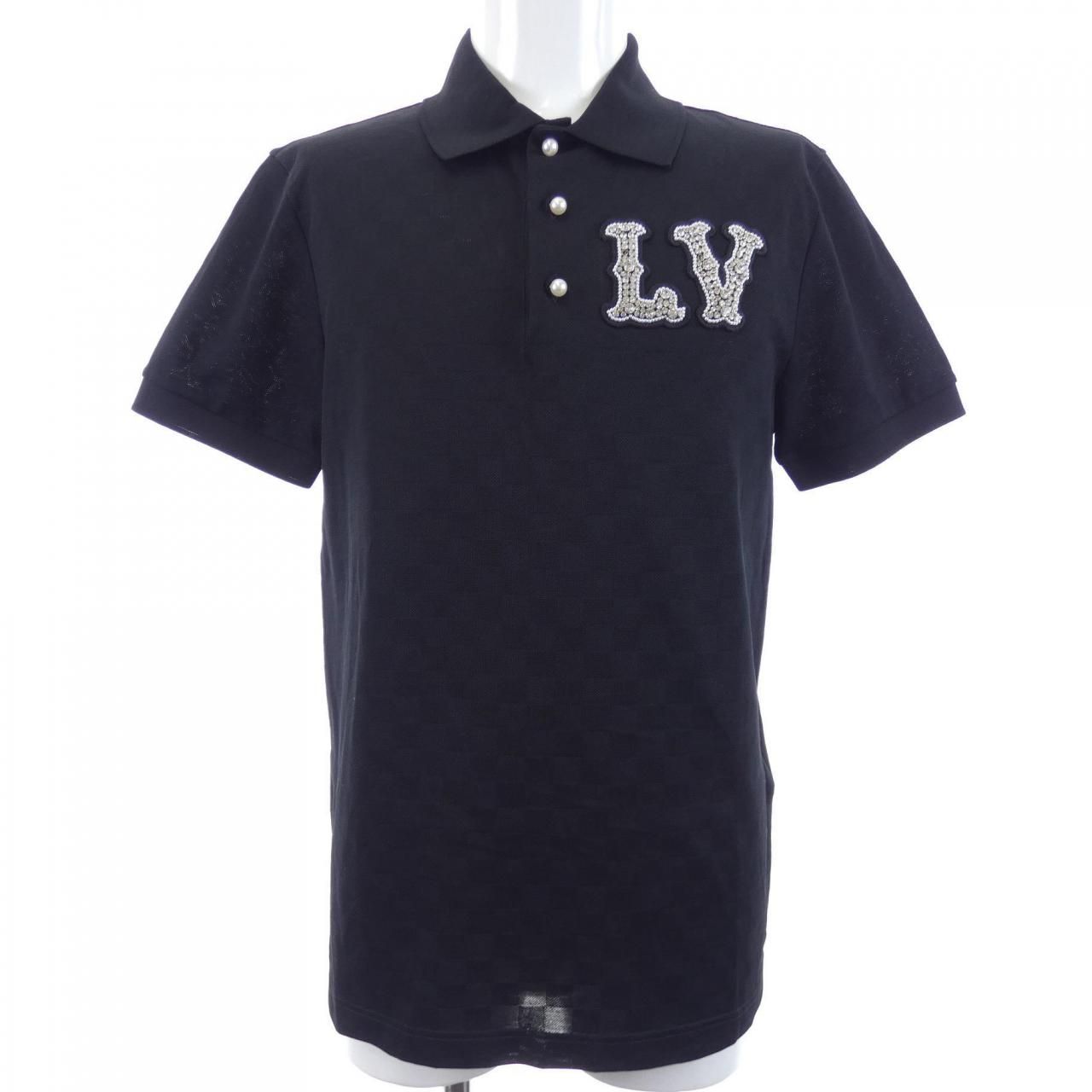 Louis Vuitton Cotton Pique Polo with Embroidered LV Patch