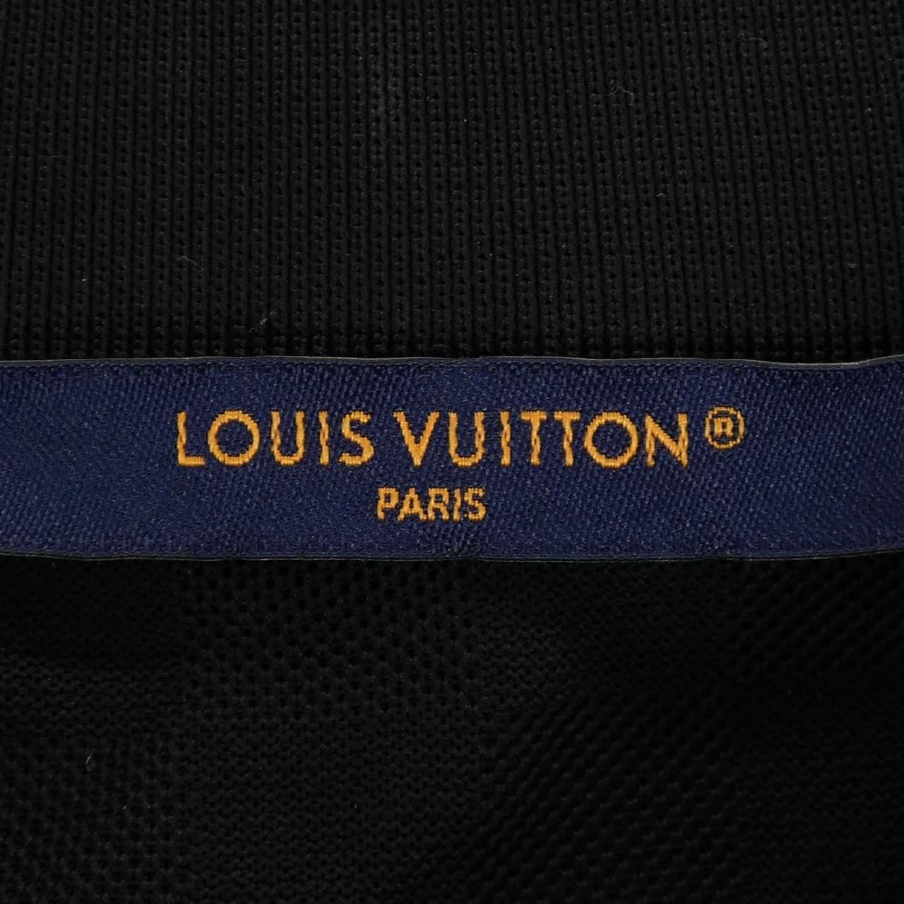 Louis Vuitton Cotton Pique Polo with Embroidered LV Patch — view 4