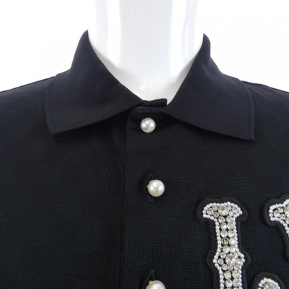 Louis Vuitton Cotton Pique Polo with Embroidered LV Patch — view 5