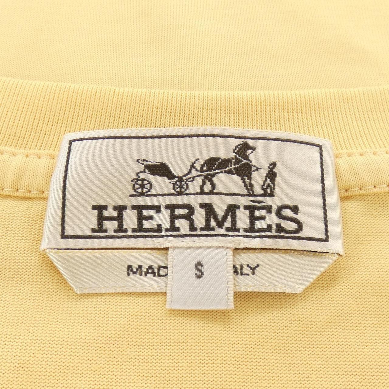 Hermes Mini Leather Patch Jeu D'adress T-Shirt — view 4