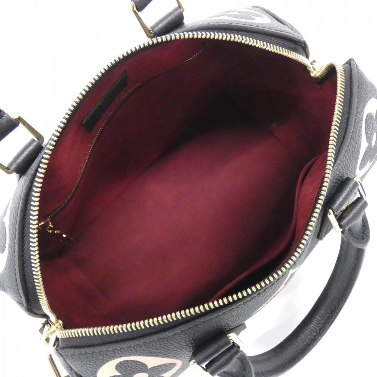 Louis Vuitton Bicolor Monogram Empreinte Speedy Bandouliere 25 cm Boston — view 7