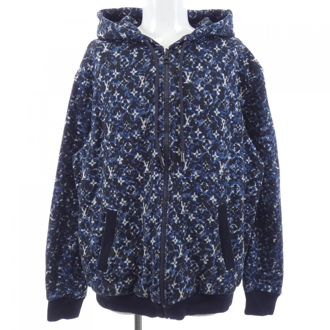 Louis Vuitton Monogram Zip Sle Cotton Hoodie